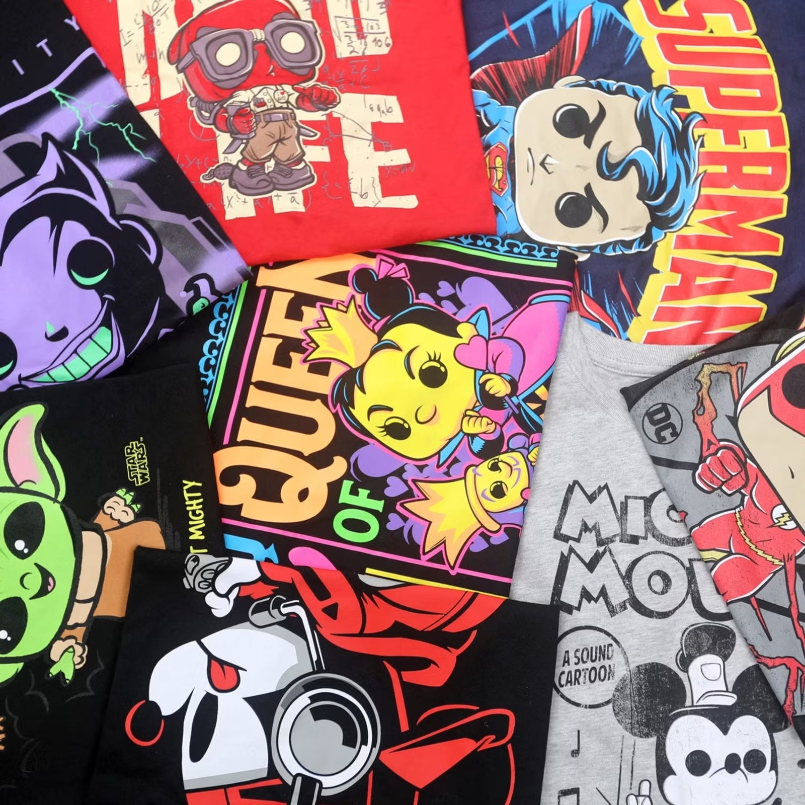Mystery Funko T-Shirts - 3-Pack - S