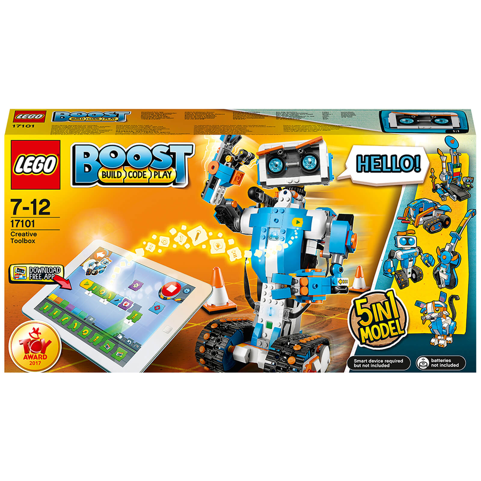 LEGO Boost Creative Toolbox Robot Coding Robotics Kit