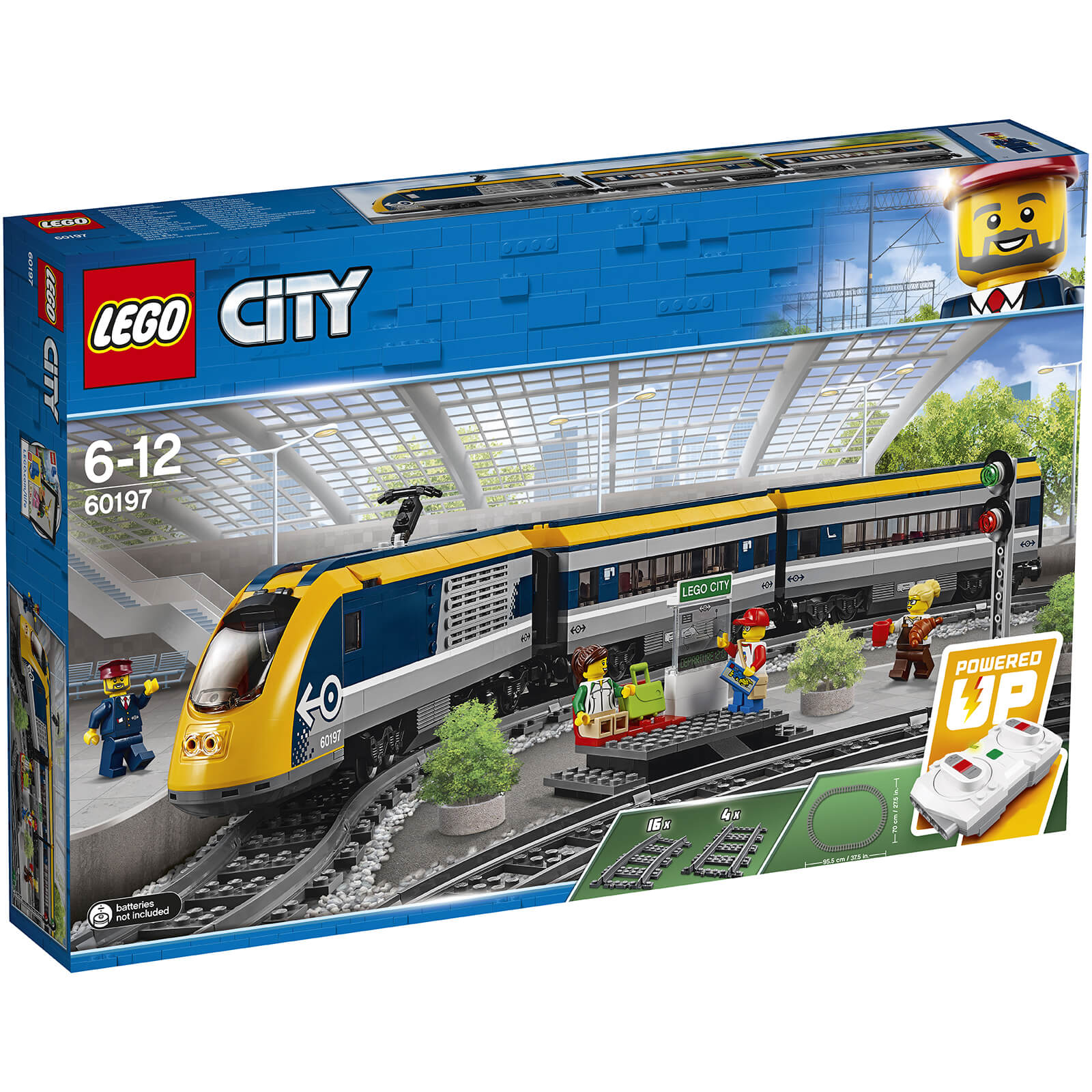 LEGO City: Passenger Train & Track Bluetooth RC Set