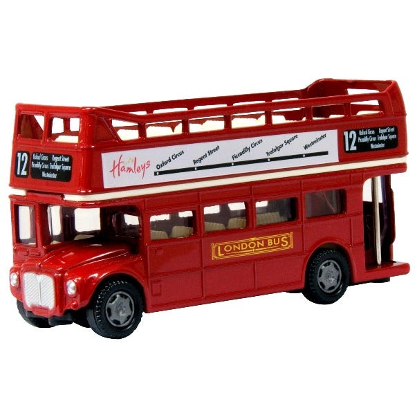 Hamleys® Open Top London Bus