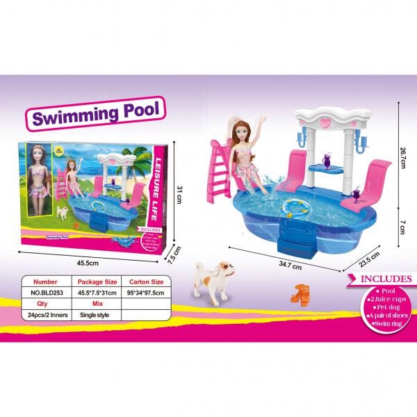 Baby Ellie Swimming Doll Set