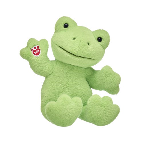 Spring Green Frog Soft Toy
