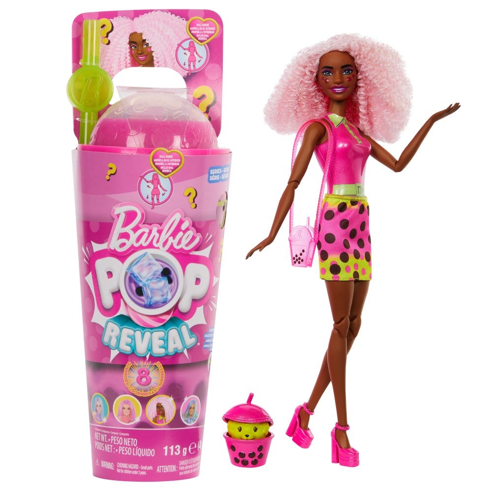 Barbie Pop Reveal Doll Bubble Tea Red Berries
