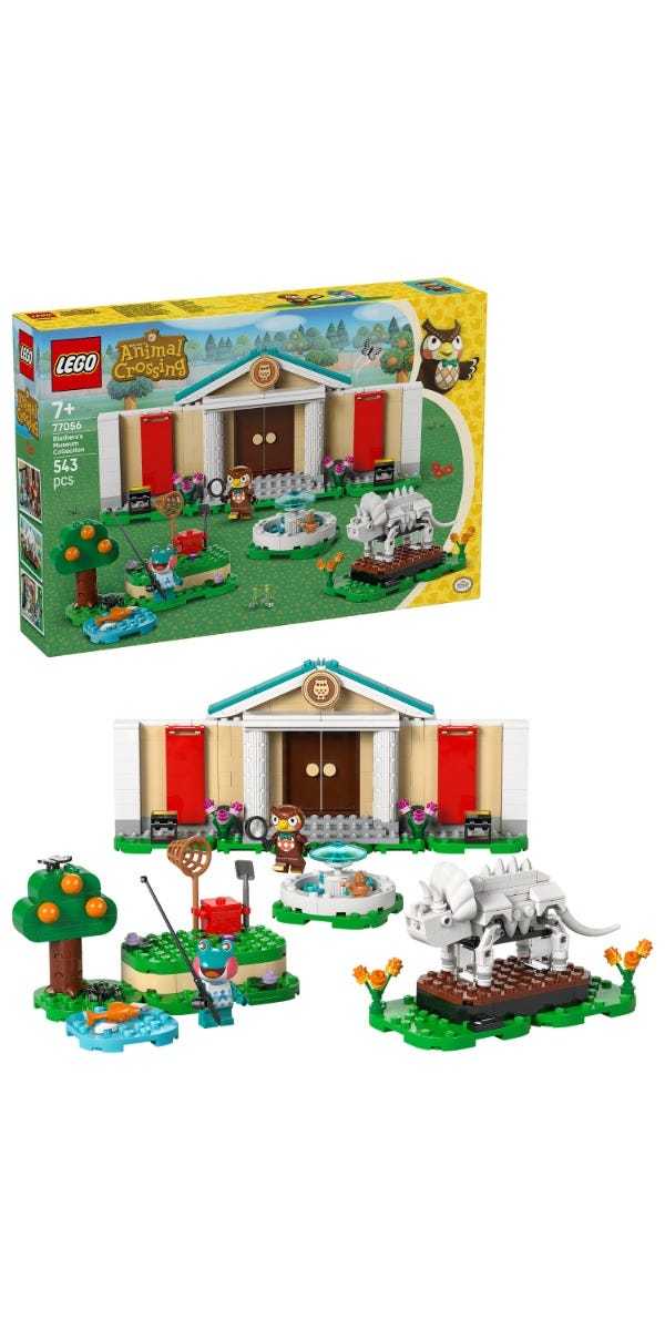 LEGO® Animal Crossing™ Blathers’s Museum Collection Model Kit Building Set