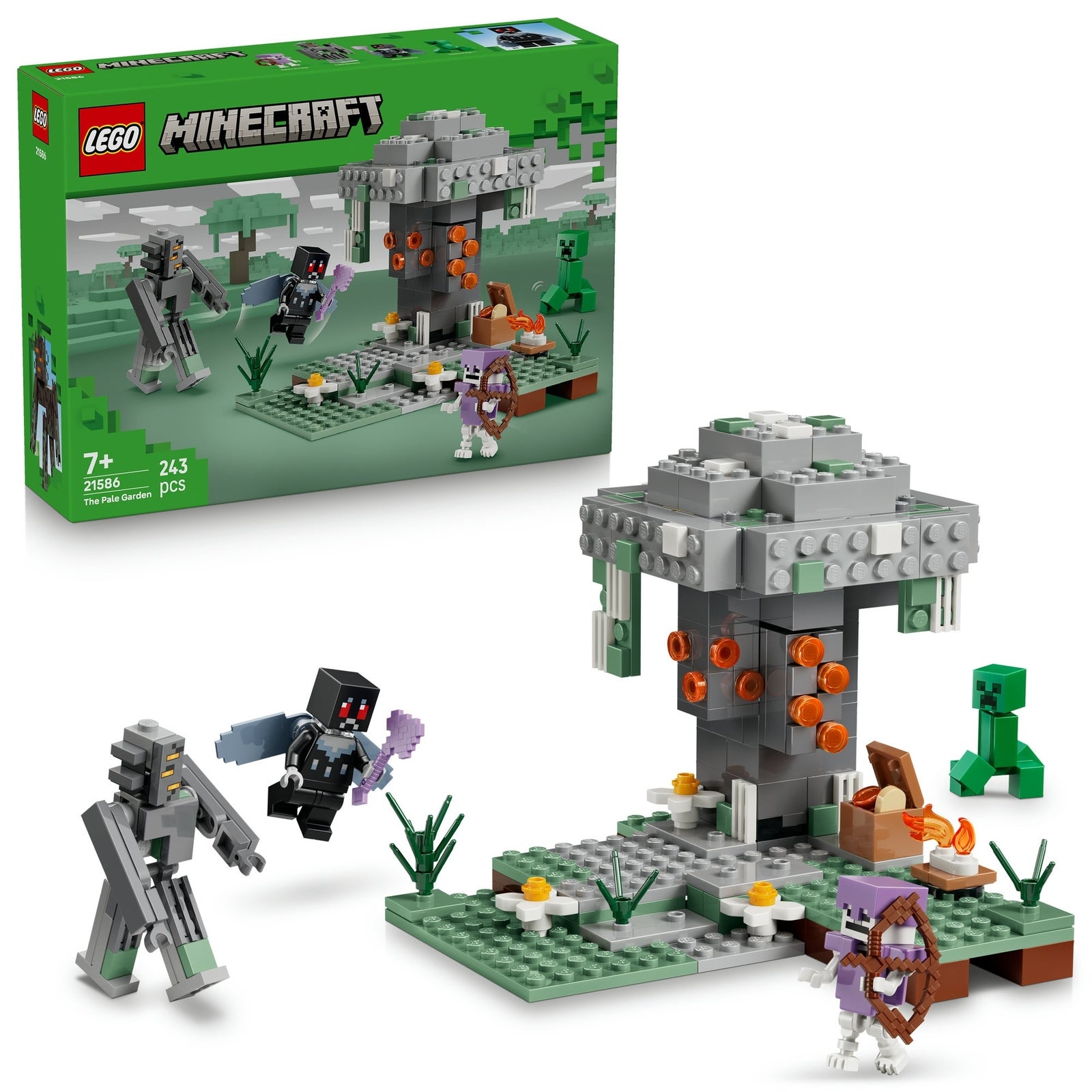 LEGO Minecraft The Pale Garden Building Toy for kids