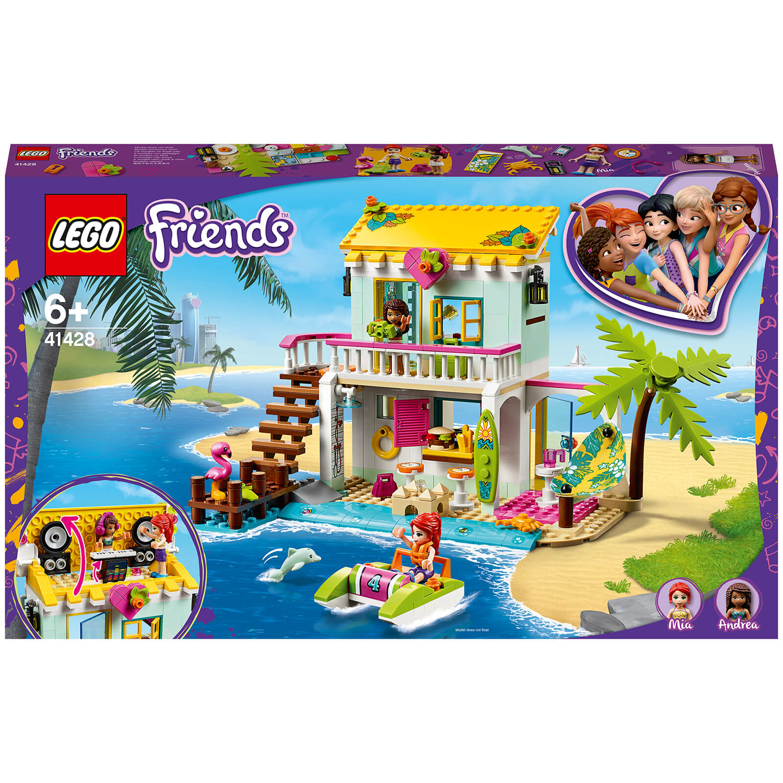 LEGO Friends: Beach House Mini Dollhouse Play Set