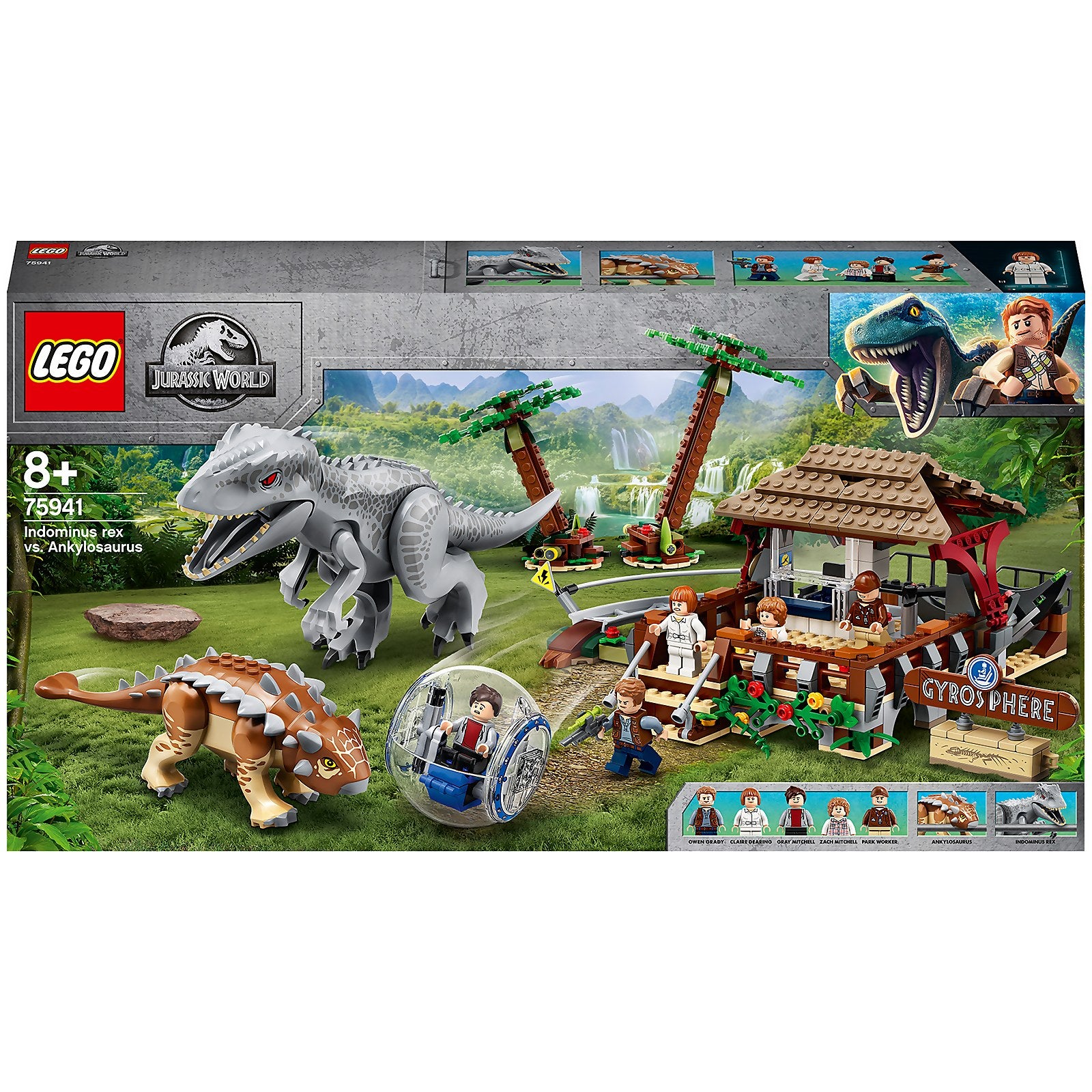 LEGO Jurassic World: Indominus Rex vs. Ankylosaurus Set