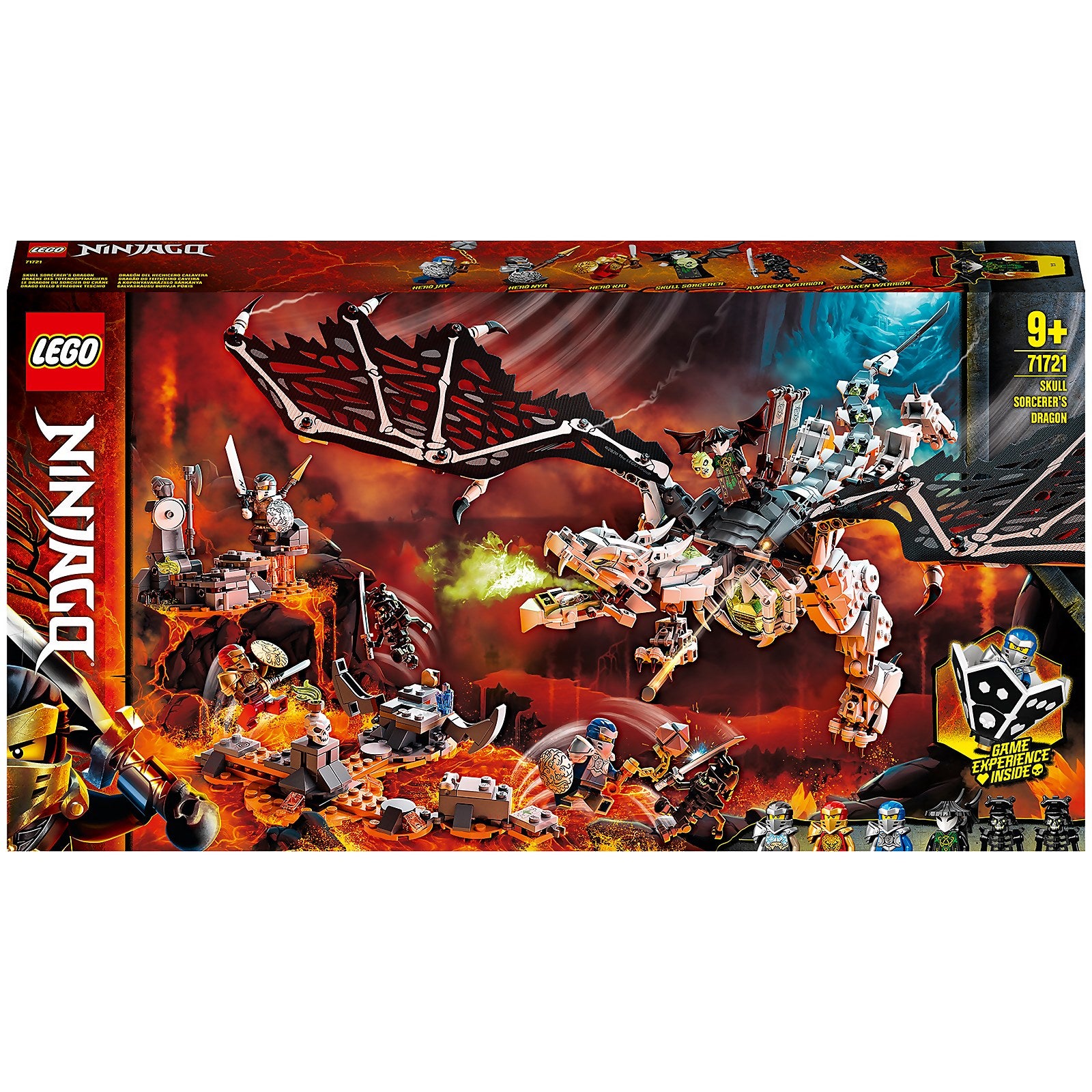 LEGO NINJAGO: Skull Sorcerer's Dragon Board Game Set